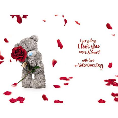 3D Holographic Love You Loads Me to You Bear Valentine's Day Card Extra Image 1